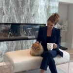 Jill Zarin Instagram - Loving my new Luxuria fireplace from Napoleon. Not only is it a beautiful statement piece, but it’s our favorite place to gather around and spend time with family and friends! NapoleonPartner @napoleonproducts
