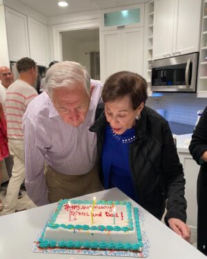 Jill Zarin Instagram - Happy 66th anniversary to the best parents anyone could ask for. It’s been a tough month with my mom’s health and the love my father shows my mom everyday is not only inspirational but still romantic! #happyanniversary #66years