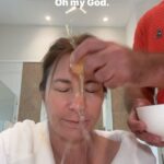 Jill Zarin Instagram - #GRWM with a side of eggs 🍳💄 Don’t take life too seriously! How should I prank Gary back? #getreadywithme #relatable