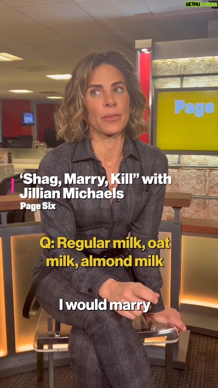 Jillian Michaels Instagram - Shag, marry or kill? Here’s part one of @jillianmichaels weighing in on what she thinks about popular fitness fads and viral tricks. 🥗🥒❤️