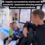 Jillian Michaels Instagram - Ok who else is obsessed with @oceanramsey Had the most incredible life changing experience diving today with her @juansharks and @oneoceandiving so much to share with you guys about this experience. Stay tuned for more pics and a donation match that goes towards saving these beautiful creatures and protecting the oceans 🦈🐢🐳🐋🐬
