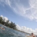 Jillian Michaels Instagram – He in fact did NOT “get it in the water”. This was the extent of our North Shore surf footage.  Compliments of Phoenix Scorsese Michaels. #momlife 🤦🏽‍♀️#oahu