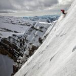 Jimmy Chin Instagram - I can see this line from my house and have skied it countless times. In fact, I appreciate it more every year. It's like an old friend. The exposure to the right keeps you honest. The no fall zone to the left keeps it real. Nice to still be able to find it untouched at the end of the day. Photos by @chrisfigenshau