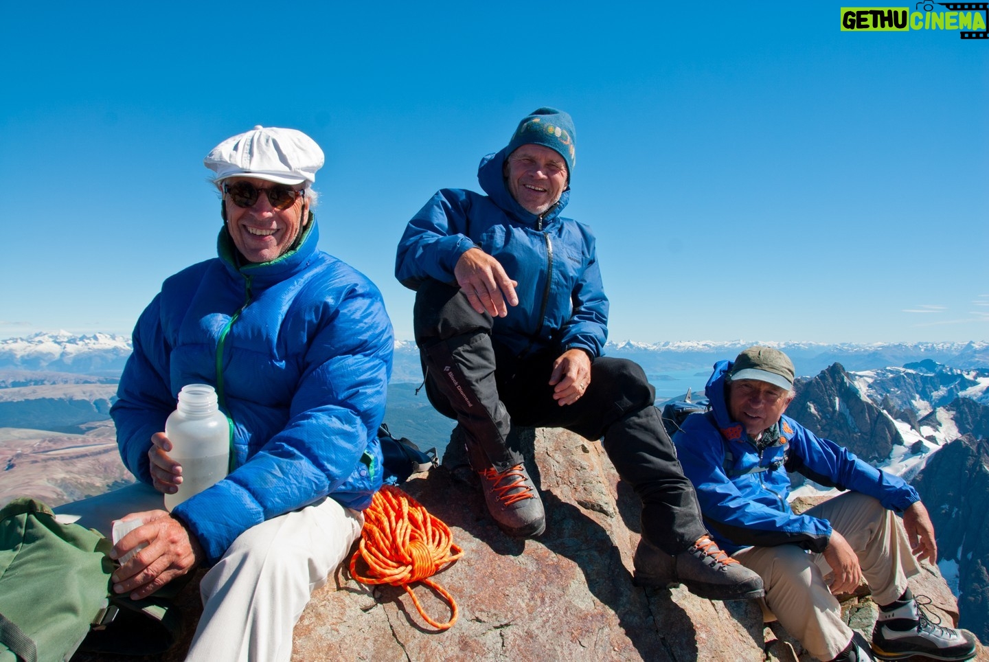 Jimmy Chin Instagram - Yvon Chouinard, Doug Tompkins, and @rickridgeway during our wild trip to Chile while filming 180 South, along with @scottsoens @thetorpedopeople @jeffjohnson_beyondandback @chris_malloy_yarning @modermoder and crew.