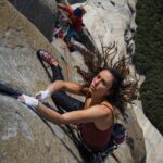 Jimmy Chin Instagram - @highsteph on the Salathé Headwall. Steph made the first female free ascent of the Salathé. Among other accomplishments, she was also the first woman to climb all the peaks in the Fitz Roy Massif, was the first woman to climb Torre Egger, and the second woman to climb El Cap all free in a day. Needless to say, she’s badass. She’s also known me since I was a scrappy dirtbag and still laughs at me when I’m running around with a camera like a crazed maniac.