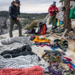 Jimmy Chin Instagram - @cheynelempe and @oceangoingmonkey on rope management detail. Pre rigging on El Cap for @freesolofilm ⁣ Yosemite Valley CA ⁣ Shot on assignment for @natgeo
