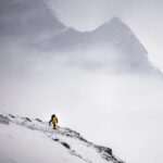Jimmy Chin Instagram - @conrad_anker cloud walking on Mount Tyree, Antarctica @thenorthface @yeti