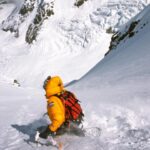 Jimmy Chin Instagram - Ever wonder what it looks like snowboarding on the North Face of Everest? Well here you go. @stephen_koch surfing the north shore of Everest at 23,000ft. ⁣ Chomolungma // Everest 2003