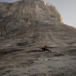 Jimmy Chin Instagram - @alexhonnold ropeless on El Cap, with a lot of wall above him...