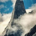 Jimmy Chin Instagram - Fathi Tower. An imposing granite sentry standing guard over the Charakusa Valley, Pakistan, snapped with a newly-bought camera during my 1999 expedition with @brady_robinson that would mark a turning point in my life.