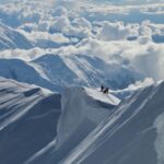 Jimmy Chin Instagram - Denali summit ridge. @hilareenelson @sage_cattabriga_alosa @ingridbackstrom on their way to skiing pow off the top of the highest point in North America. @thenorthface