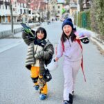 Jimmy Chin Instagram - Spring break full send Lots of shredding, climbing, friends, family and extreme amounts of fondue. I think we finally tired out the kids 😂 @chaivasarhelyi #chamonix #arlberg 1st 📸 by @kitdski