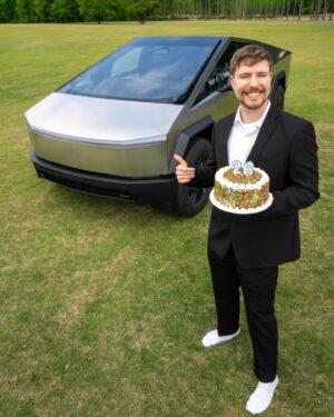Jimmy Donaldson Instagram - It’s my 26th birthday, so I am giving away 26 Teslas to my followers! Like and Comment on this post tagging 2 friends to enter! Make sure you’re FOLLOWING so I can dm you if you win a Tesla! Winners will be announced in 7 days, share this to your story and help your friends win a Tesla lol

Terms and conditions apply, see official rules: http://Bit.ly/beastgaway
