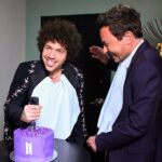 Jimmy Fallon Instagram - Open Wide, @itsbennyblanco & Jimmy 💜 #FallonTonight
