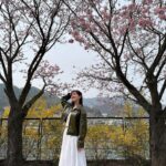 Jin Ji-hee Instagram - 마지막 벚꽃 탑승🌸💗