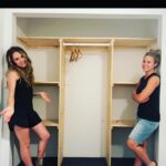Jinger Vuolo Instagram - When @janamduggar comes to town for a visit and you happen to mention your dream closet space… you end up at Lowe’s with piles of lumber. Then she knocks the projects out in less than 24 hours and even teaches me how to install the shelving as well. SO. MUCH. FUN!!! 🤩