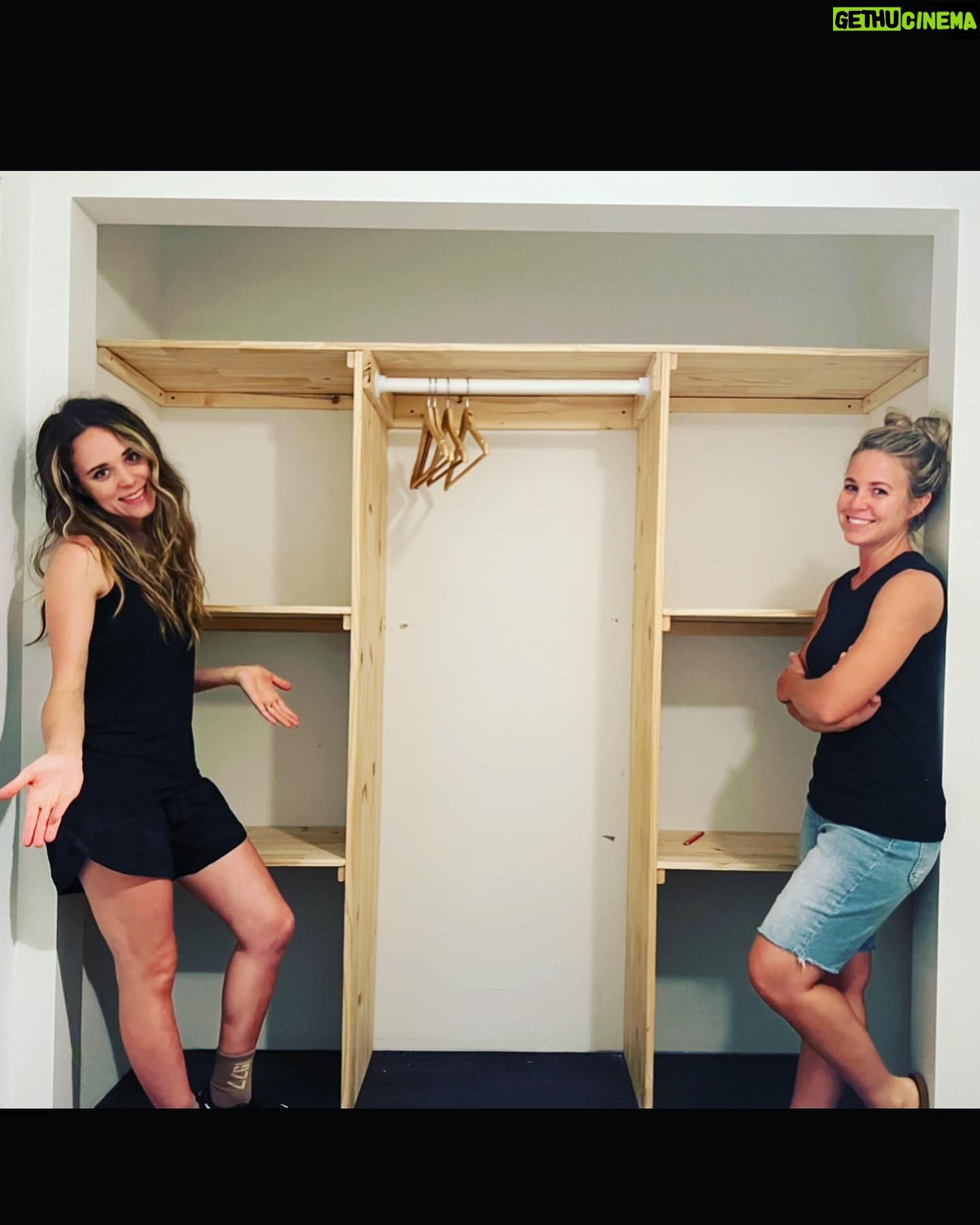 Jinger Vuolo - 172.3K Likes - When @janamduggar comes to town for a visit and you happen to mention your dream closet space… you end up at Lowe’s with piles of lumber. Then she knocks the projects out in less than 24 hours and even teaches me how to install the shelving as well. SO. MUCH. FUN!!! 🤩