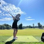 Jinger Vuolo Instagram - Next challenge: golf. I hear it’s hard 😬