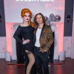 Jinkx Monsoon Instagram - The Queerties with all these beautiful Queer people and allies who are making this world a more livable place. 🖤🥹 📸 @stevenonthescene / @kitkarzen 👗 @theladyhyde 👩‍🦰 @wigchapel