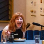 Jinkx Monsoon Instagram - Today on Dinner’s on Me, two-time “Drag Race” winner and tour de force on stage, Jinkx Monsoon! Over overnight oats and granola, we’ll get into my first time meeting her in a bathroom, her self-care habit that surprises the bros, and her latest project, playing Audrey in “Little Shop of Horrors” off-Broadway. This episode was recorded at Lulla in Chelsea, NYC. 🎮 🚽 🎭 #joanrivers #dragrace #dragqueens #littleshopofhorrors #dinnersonme #sonypodcasts Episode link in bio! Don’t wait, give it a listen!