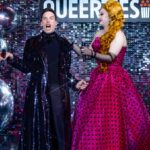 Jinkx Monsoon Instagram - The Queerties with all these beautiful Queer people and allies who are making this world a more livable place. 🖤🥹 📸 @stevenonthescene / @kitkarzen 👗 @theladyhyde 👩‍🦰 @wigchapel