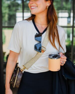 JoAnna Garcia Instagram - We are officially back to school today and no matter how prepped I am the night before...it's still madness! Our check list to get out the door is a mile long and that leaves no time for getting myself put together. Thank goodness for effortless basics that I can go from drop-off to pick-up looking cute and comfy. Sharing my picks on my LTK today!