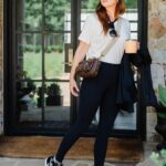 JoAnna Garcia Instagram - We are officially back to school today and no matter how prepped I am the night before...it's still madness! Our check list to get out the door is a mile long and that leaves no time for getting myself put together. Thank goodness for effortless basics that I can go from drop-off to pick-up looking cute and comfy. Sharing my picks on my LTK today!