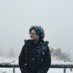 João Luiz Pedrosa Instagram - eu vi neve (achei gelado) 🏔️