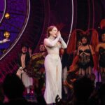 JoJo Instagram - it’s Broadway, bitch ✨😝🥰 What a TIMEEEEEE we had last night! My first night ever as Satine in @moulinrougebway was quite literally a childhood dream come true. Thank you so much to this PHENOMENAL company for embracing and welcoming me into this experience with such open arms. Congrats to the other performers who spectacularly debuted last night and to @derek_klena @rickyrojas1272 for their grand returns! I couldn’t imagine a kinder group of people to be doing this CRAZY thing with. We all survived- I only broke ONE nail during a 25 second quick change backstage- somehow mysteriously cut my finger- and I only ALMOST seriously injured Derek in the second act! My mom told my uncles at intermission that I had a nude scene in the second act (I don’t- she was kidding) and they were pissed and were like “we have to leave if she really gets naked”. They were pleasantly surprised that I do not, in fact, get naked onstage. ANYWAYS! I’m having the time of my life here in NYC. Thanks to everyone who came to see us last night. Can’t wait to do it again for the next 14 weeks! a friendly reminder of the dates I will NOT be performing: 4/12 Wednesday Matinee 4/16 Sunday 4/19 Wednesday Matinee 4/23 Sunday 4/26 Wednesday Matinee 4/30 Sunday 5/6 Saturday 5/7 Sunday