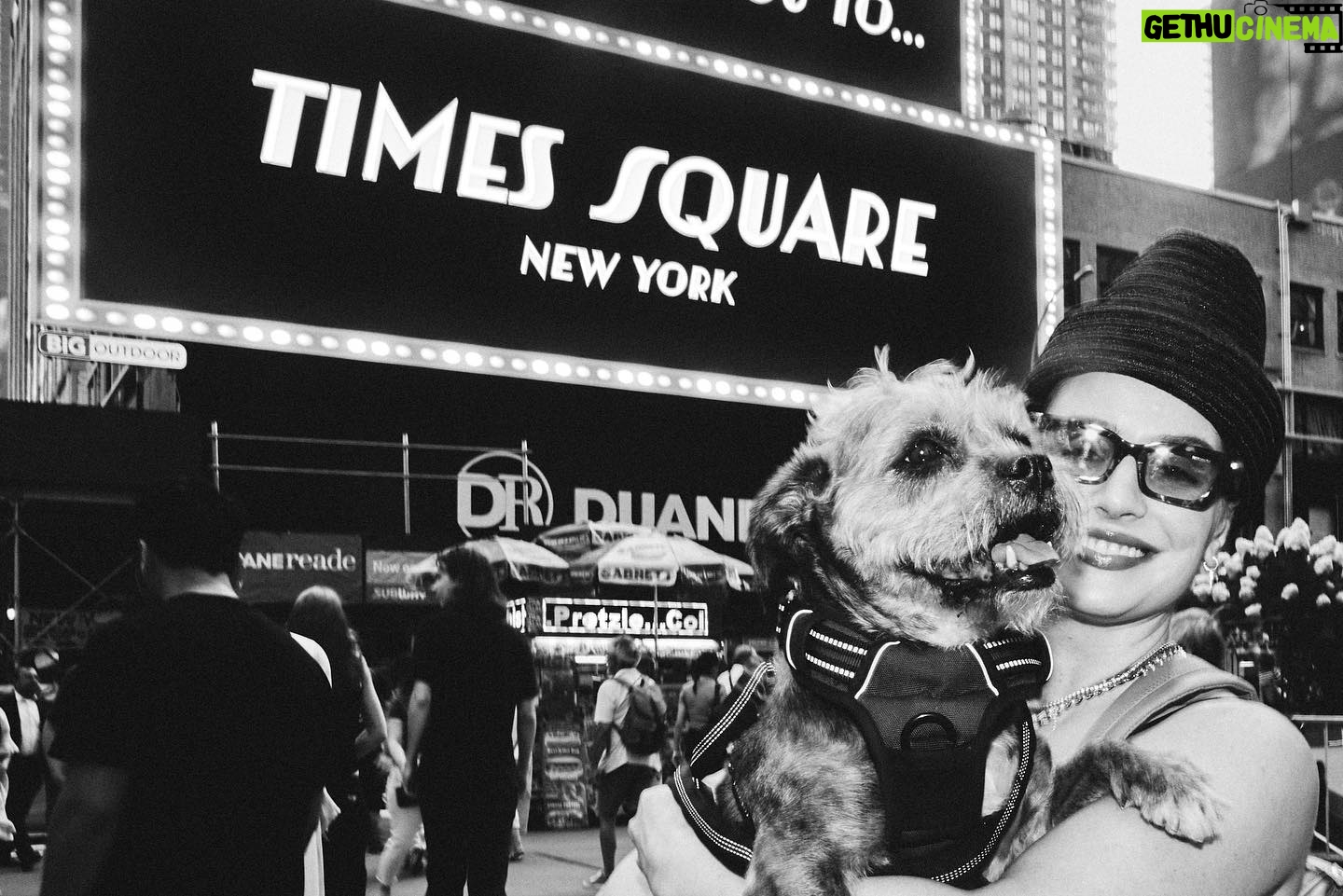 JoJo Instagram - In these NYC streets with my baby. If you know me you know Agapé. We’ve been rocking for 11 years since we met at Fur Baby Rescue, a shelter in downtown LA. She was just 6 mos old- scared of virtually everything and everyone. It was such a joy to watch her over time become so unafraid, so curious, and spirited. They say our animals and children are a reflection of us… and if that’s the case I’m very proud. From the park to the theatre to the studio to dinner & drinks on a patio… she’s always right by my side- being the good’est girl ever. Nothin’ quite like the love of a dog. The girls that get it get it. Thank you to @dario.de.leon for capturing these moments.
