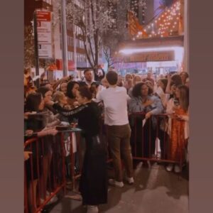 JoJo Instagram - it’s Broadway, bitch ✨😝🥰
What a TIMEEEEEE we had last night! My first night ever as Satine in @moulinrougebway was quite literally a childhood dream come true. Thank you so much to this PHENOMENAL company for embracing and welcoming me into this experience with such open arms. Congrats to the other performers who spectacularly debuted last night and to @derek_klena @rickyrojas1272 for their grand returns! I couldn’t imagine a kinder group of people to be doing this CRAZY thing with. We all survived- I only broke ONE nail during a 25 second quick change backstage- somehow mysteriously cut my finger- and I only ALMOST seriously injured Derek in the second act! My mom told my uncles at intermission that I had a nude scene in the second act (I don’t- she was kidding) and they were pissed and were like “we have to leave if she really gets naked”. They were pleasantly surprised that I do not, in fact, get naked onstage. ANYWAYS! I’m having the time of my life here in NYC. Thanks to everyone who came to see us last night. Can’t wait to do it again for the next 14 weeks! 
a friendly reminder of the dates I will NOT be performing:

4/12 Wednesday Matinee
4/16 Sunday
4/19 Wednesday Matinee
4/23 Sunday
4/26 Wednesday Matinee
4/30 Sunday
5/6 Saturday
5/7 Sunday