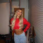 Joanna Chimonides Instagram – It’s giving top half Britney Spears – oops I did it again – music video 🍓😂 @prettylittlething ad