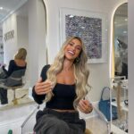 Joanna Chimonides Instagram - New hair day.. & she’s a happy girl 🥹💫🫶🏻