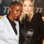Jodie Comer Instagram – Thank you Theatre World for this wonderful honour. It has been the greatest gift coming to Broadway with a play as special as this one.

@missdumezweni thank you for your honesty, time and words – the most rock and roll introduction I’ve ever had the pleasure of receiving!

@estreetprods #primafacieplay