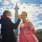 Jodie Comer Instagram – BTS season 1 of @killingeve | 
I love me some Lucy Cain. She is a makeup wizard and all round wonderful human! 💞

Thank you for capturing this moment @robertviglasky