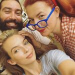 Jodie Comer Instagram – I just can’t put into words how happy these two make me. They feed my soul and make me laugh until my belly hurts. As well as making me look half decent! 😉⭐️