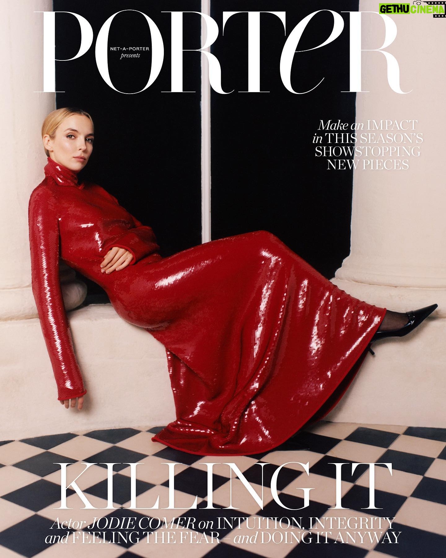 Jodie Comer Instagram - PORTER ❤️ I spent a day with the wonderful @netaporter crew for my @portermagazine cover. There was a ton of dancing so I’d like to Thank you all for helping a girl feel like she was back in the club. Living out my emoji dreams ...💃🏻 To round it all off I sat down with @katie_berrington. It had been a while and It turned out to be such a lovely, honest conversation. So thank you Katie! LINK TO INTERVIEW IN MY BIO. X PHOTOGRAPHY: @juliettecassidy STYLING: @hels_broadfoot HAIR: @jamesrowehair MAKEUP: @florriewhitemakeup NAILS: @rebeccajadewilson_nails DANCING & BUBBLES: @theannabelbrog ALONGSIDE: @olivesw WORDS: @katie_berrington THE ED: @alcaselyhayford