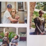 Jodie Comer Instagram – All pictures from our final day filming in Seville. Top left is our wonderful director Jamie Payne. Bottom left is Mia, my magical costume standby and now bezzy mate 🌻. Then me melting in my Tudor frock. Thank-you to everyone for tuning in and for your continued support! Episode 7 airs today.  #thewhiteprincess #bts 📸