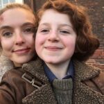 Jodie Comer Instagram – Yuli is a total legend! Here is a pic of us having fun on set. 🤟🏻😈. #killingeve