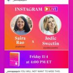 Jodie Sweetin Instagram - Really looking forward to this IG live with @sairarao today to discuss her new book and documentary @deconstructingkaren Also produced by @_annapaquin ❤️❤️ Join us today at 1pm PT/4pm ET for a discussion of race, dismantling and acknowledging the tools of yt sprmcy and how, particularly as white women, we can take an active role in ANTI-racism. Follow @sairarao @deconstructingkaren @race2dinner @_annapaquin for more info and where to purchase books and watch the film!