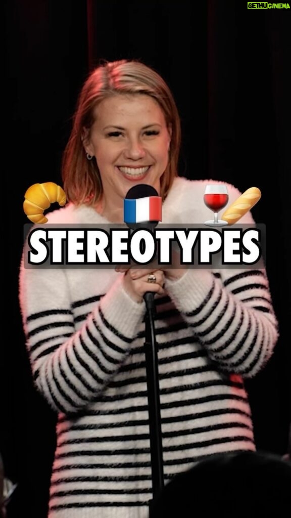 Jodie Sweetin Instagram - Stereotypes 🇫🇷🥖 w/ @jodiesweetin New @standupots out now on YT! #foryou #funnyreels #france #french #crowdwork #standupcomedy
