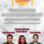 Jodie Sweetin Instagram – 🎟️ Last Chance For $20 Presale Tickets 🎟️ 

Get your presale tickets right now while you still can to celebrate the 💨 High Holidays 💨 featuring comedians @nicoleaimee (Comedy Central), @bengleib (Showtime), and @iankarmel (The Late Late Show)— Thursday, April 25th at 8:30 pm. At the @BourbonRoomHollywood!