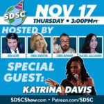 Jodie Sweetin Instagram - Today at 3pm PT! Our monthly SDSC show with special guest @katrinasivad Join us from ANYWHERE in the world at SDSCshow.com It’s live stand up comedy, audience participation, meme contest, and more with hosts me, @bengleib @bowerscomedy and @rockhardrachel (who desperately tries to hold the bus together) We have a BLAST online and you don’t even have to get out of your sweats or leave your house!! See ya today at 3!! I’m so excited. I think we’re (definitely) about to lose control, and I think I like it.