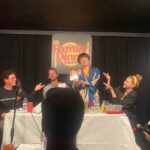 Jodie Sweetin Instagram - A HUGE thank you to an awesome group of friends that I get the pleasure of creating ridiculous stuff with!! Couldn’t have done the #familydinner show at @thecomedystore last night without them!! (And to say I was HONORED to do a first show at @thecomedystore in The Belly Room is an understatement. Bucket list item.) @gjbaron @soldier_wolfe @sabrinasee We started this a while back… but I think we all realize now… it was meant to happen exactly the way it did. Thank you for your hustle and for trusting me to take ideas and run with them, haha! To the FABULOUS comics who joined me for the inaugural show… THANK YOU!!! Seriously honored to have such talented friends as @chris_fairbanks @atsukocomedy and @the_danielwebb show up and just have fun! And to @thegiamonster @orianasguitar THANK YOU for all your help!! You fucking rock. (But you know that) And to my Husband ❤️ and friends that came out to support (and the couple who bought tix, but got sick!), you are the BEST!! @mescalito70 @theceliabehar @jlsuiter69 @bowerscomedy @justinemachine1 @rothmanandres @pmustari @kathleenbonsall @emilyburzynski And 📸 credit goes to the Dope AF @jase_salter for capturing the craziness! (Even in really poor lit red hallways, haha) We really put the fun(ny) in Dysfunctional last night!! More #familydinner in the future! (Also… the last time I was in The Belly Room was for a tribute to @bobsaget Small, intimate, just friends. I carried him with me last night for sure ❤️)