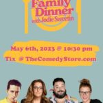 Jodie Sweetin Instagram – ✨ Our lineup for May 6th just dropped. ✨ 

@jodiesweetin is bringing together her favorite comics for dinner, stories, games and laughs!

This month that includes the amazing @air_stotle @karaklenk and @gabrus! Only at @thecomedystore! 

Link for tickets in our bio!