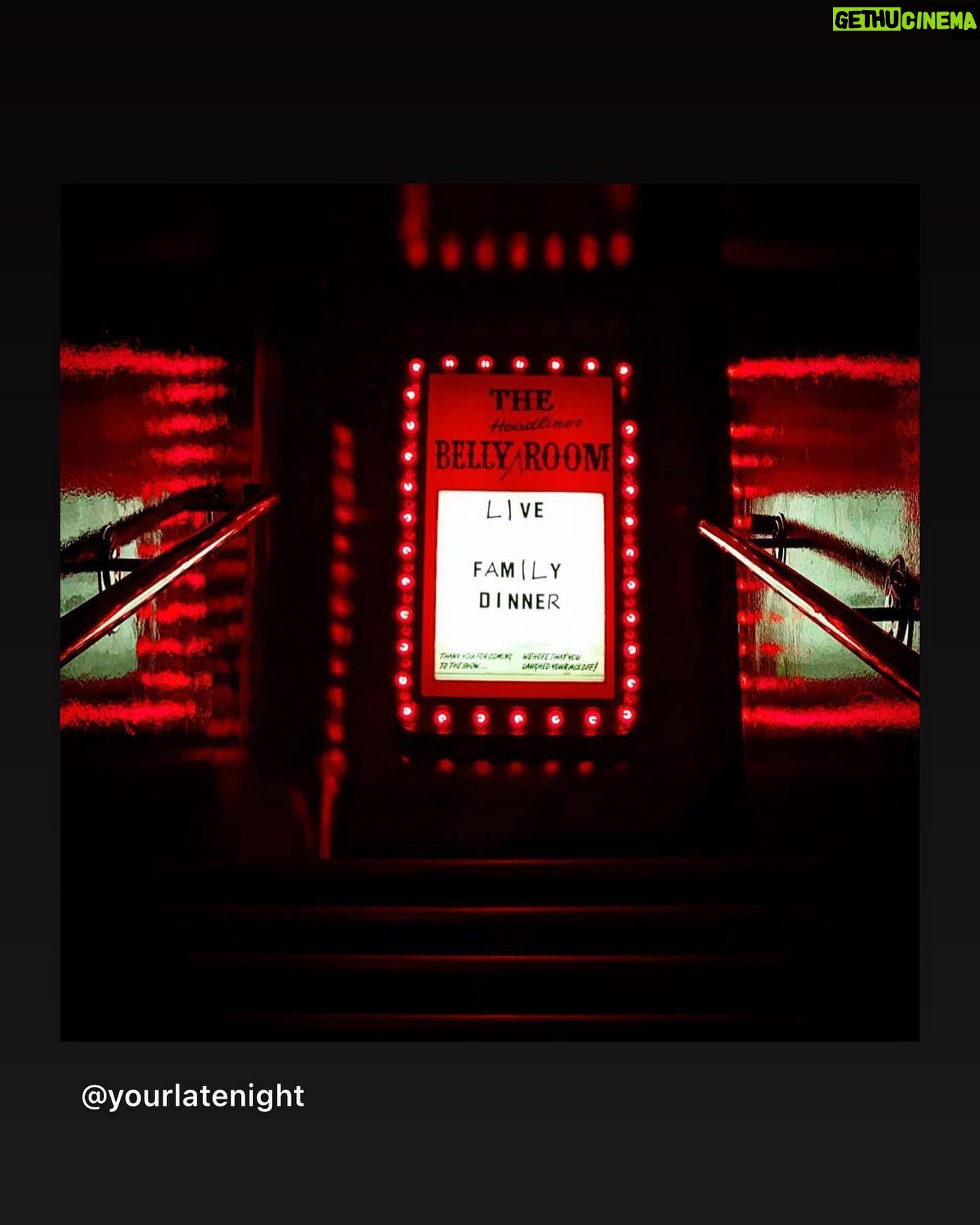 Jodie Sweetin Instagram - A HUGE thank you to an awesome group of friends that I get the pleasure of creating ridiculous stuff with!! Couldn’t have done the #familydinner show at @thecomedystore last night without them!! (And to say I was HONORED to do a first show at @thecomedystore in The Belly Room is an understatement. Bucket list item.) @gjbaron @soldier_wolfe @sabrinasee We started this a while back… but I think we all realize now… it was meant to happen exactly the way it did. Thank you for your hustle and for trusting me to take ideas and run with them, haha! To the FABULOUS comics who joined me for the inaugural show… THANK YOU!!! Seriously honored to have such talented friends as @chris_fairbanks @atsukocomedy and @the_danielwebb show up and just have fun! And to @thegiamonster @orianasguitar THANK YOU for all your help!! You fucking rock. (But you know that) And to my Husband ❤️ and friends that came out to support (and the couple who bought tix, but got sick!), you are the BEST!! @mescalito70 @theceliabehar @jlsuiter69 @bowerscomedy @justinemachine1 @rothmanandres @pmustari @kathleenbonsall @emilyburzynski And 📸 credit goes to the Dope AF @jase_salter for capturing the craziness! (Even in really poor lit red hallways, haha) We really put the fun(ny) in Dysfunctional last night!! More #familydinner in the future! (Also… the last time I was in The Belly Room was for a tribute to @bobsaget Small, intimate, just friends. I carried him with me last night for sure ❤️)