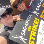 Jodie Sweetin Instagram – #sagaftra #unionstrong #wga #solidarity @kimmoffat @yolakin @sagaftra @wgawest