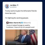 Joe Biden Instagram - Trump wants to give his billionaire friends more tax cuts.