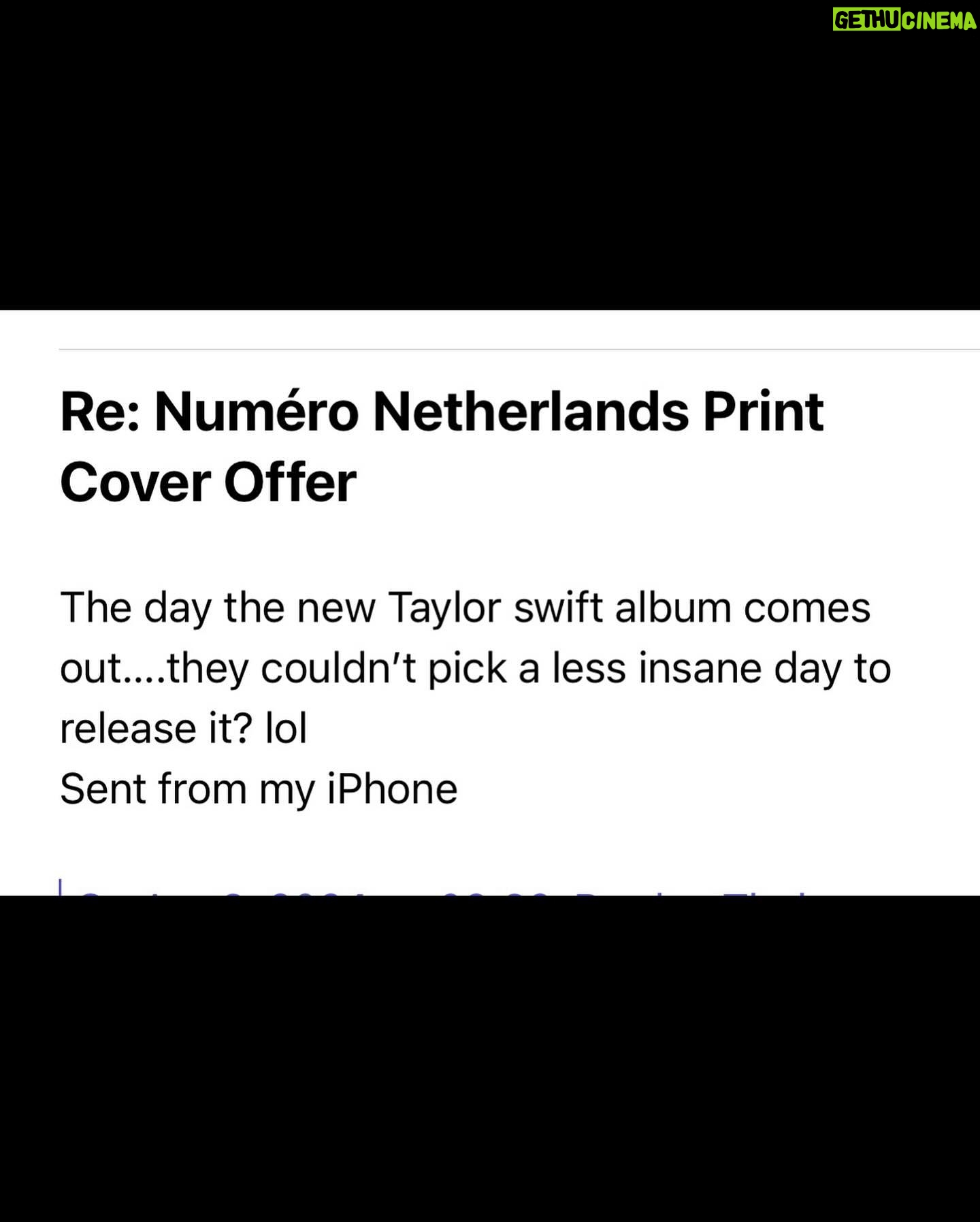 Joey King Instagram - 💌It’s TTPD day of course, but I’m briefly interrupting your feed to thank @numero_netherlands for this cover. I’m truly in love. Swipe to the end 🥰