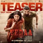 John Abraham Instagram - Jhagadna nahi aata mujhe, sirf jung ladni aati hai! #VedaaTeaserOutNow. (Link in bio) Releasing in cinemas on 12th July. @sharvari @nowitsabhi @tamannaahspeaks @nikkhiladvani @onlyemmay @madhubhojwani @shariq_patel @minnakshidas @aseemarrora @zeestudiosofficial @emmayentertainment @johnabrahament @zeemusiccompany @zeecinema